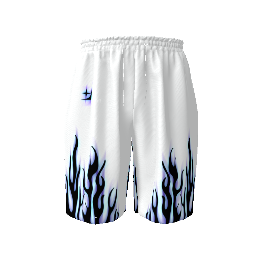 Black Amplify Fire Shorts